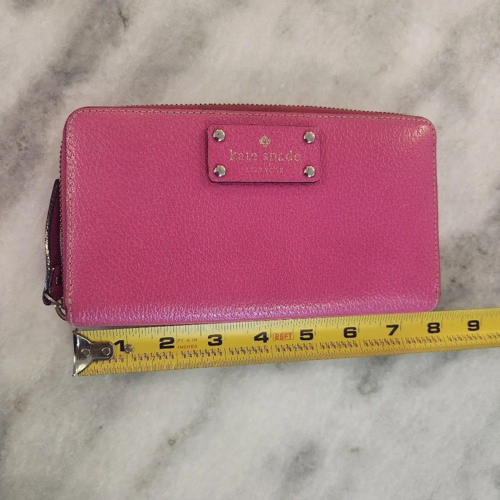 Kate Spade - Neda Wellesley Pink Zip-Around Wallet
